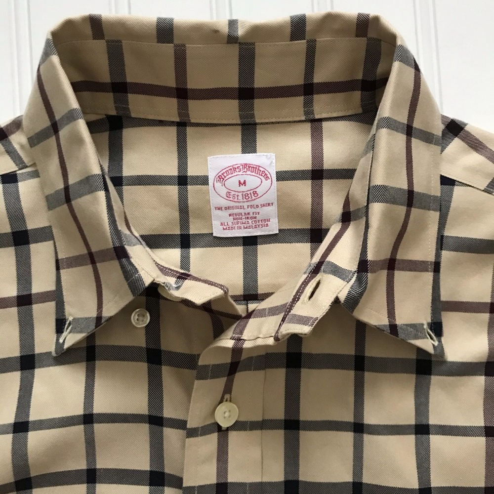 Brooks Brothers Plaid Dress Shirt